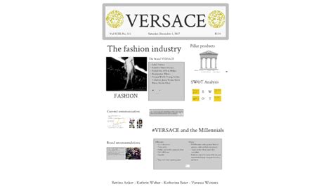 klantsegmenten versace|Versace target groups.